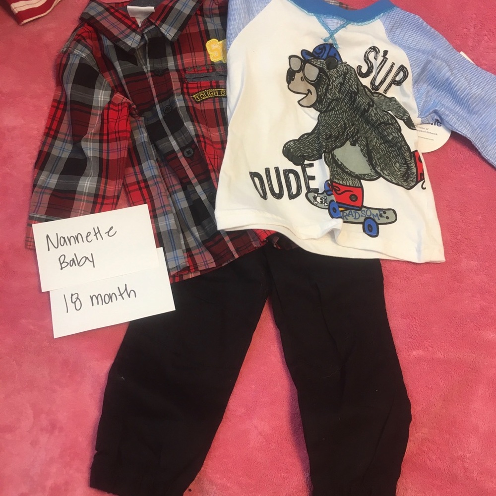 3 piece toddler boy outfit